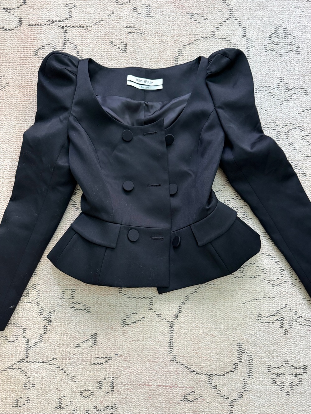 KIMHĒKIM
Double-Breasted Peplum Jacket - Picture 3 of 5